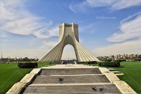 تصویر با کیفیت میدان آزادی تهران